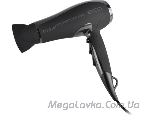 Фен мощный для сушки волос ECG VV 115 - 2200 Вт