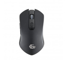 Ігрова миша 6-кнопкова бездротова, що перезаряджається з RGB-підсвічуванням, геймерська Gembird MUSGW-6BL-01