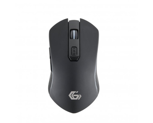 Ігрова миша 6-кнопкова бездротова, що перезаряджається з RGB-підсвічуванням, геймерська Gembird MUSGW-6BL-01