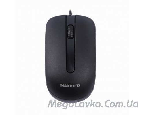 Проводной комплект (клавиатура + мышка), украинская раскладка Maxxter KMS-CM-01-UA