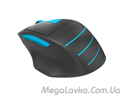 Миша бездротова A4tech Fstyler, USB, 2000dpi, (Black + Blue) FG30 (Blue)