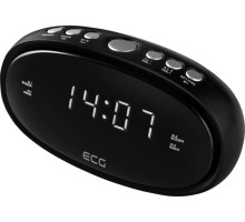 Радио часы ECG RB 010 black LED