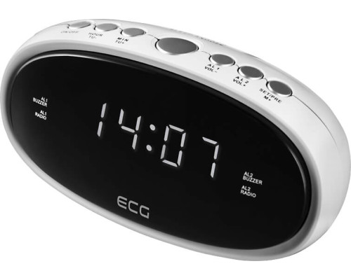 Радіо годинник ECG RB 010 white LED