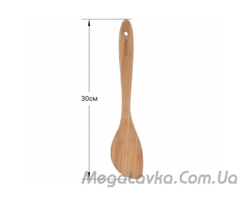 Бамбукова лопатка кухонні 30 см Fissman 1387