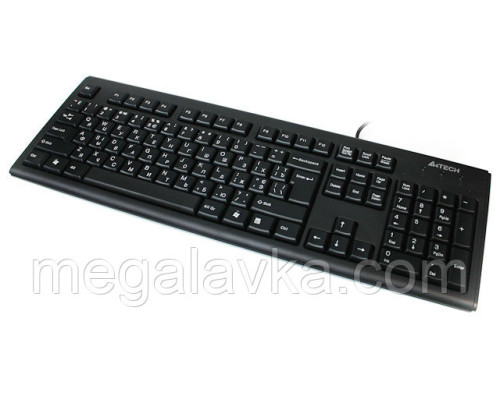 Клавіатура PS2, X-slim w/Ukr Comfort Key, A4Tech KR-83 PS/2 (Black)