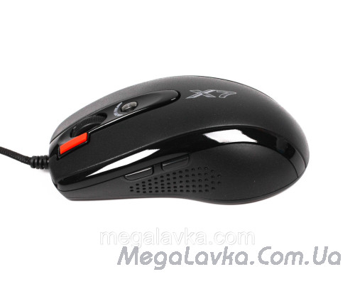 Ігрова миша Oscar, A4Tech X-718BK USB (Black)