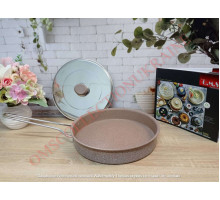Сковорода для риби 2,8 л (28х5 см) з антипригарним покриттям, (Туреччина), OMS 3222-28-2,8л-Brown