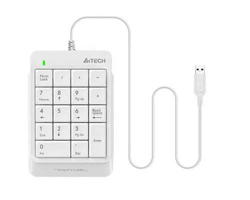 Цифровой блок Fstyler Numeric Keypad USB A4Tech FK13P (White)