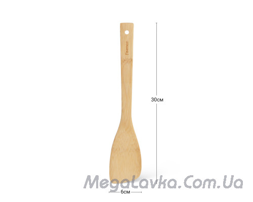 Лопатка кухонна з бамбука 30х6 см Fissman тисячі чотиреста п'ятьдесят-одна