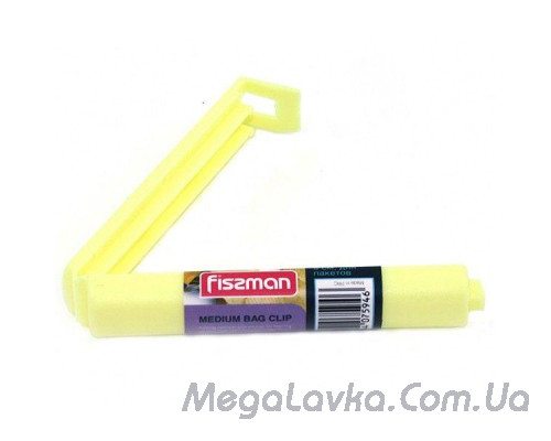 Затиск для пакетів пластиковий 9 см Fissman 7594