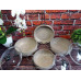 Набір посуду з 7 предметів з алюмінію з антипригарним покриттям Туреччина OMS 3051-Sandy Beije