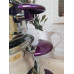 Набір кухонного посуду з нержавіючої сталі з 8 предметів, (Туреччина), OMS 1036-Purple