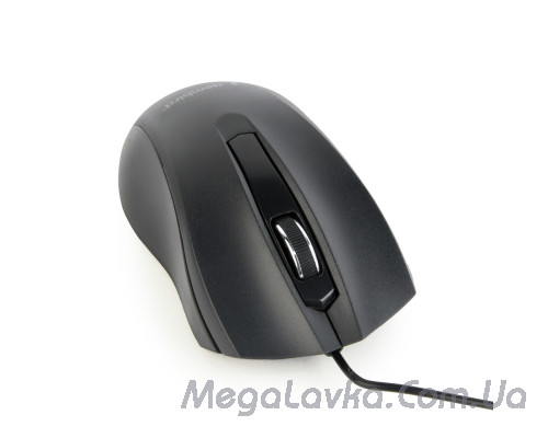 Оптическая мышь, USB интерфейс, черный Gembird MUS-3B-01