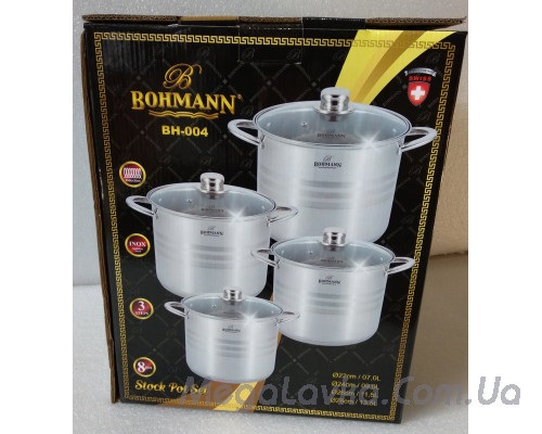 Набір посуду Bohmann BH-004 8 предметів