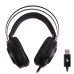 Ігрові навушники з мікрофоном, Hi Fi, 7.1 віртуальний звук, підсвічування, USB, A4Tech G521 Bloody (Black)