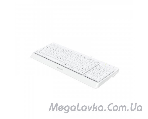 Клавиатура A4Tech FK15 (White) Fstyler Wired Keyboard USB, White, (US+Ukrainian+Russian)