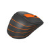 Мышь беспроводная бесшумная Fstyler, USB, 2000dpi, A4Tech FG30S (Orange)