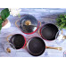 Набір кухонного посуду з 7 предметів з антипригарним покриттям Туреччина OMS 3039-Red