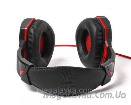 Ігрові навушники 3.5 mm з мікрофоном A4Tech G500 Bloody (Black+Red)