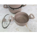 Набір посуду з антипригарним покриттям з 6-ти предметів коричневий Туреччина OMS 3027-Brown