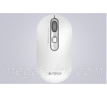 Миша бездротова A4tech Fstyler, USB, 2000dpi, біла, A4Tech FG20 (White)