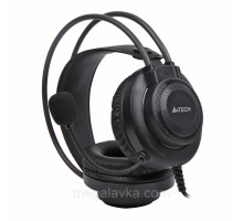 Навушники з мікрофоном, Fstyler AUX 3.5mm Stereo Headphone, A4Tech FH200i (Grey)