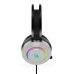 Ігрові навушники з мікрофоном, Hi Fi, 7.1 віртуальний звук, підсвічування 7 кольорів, USB A4Tech G521 Bloody (White)