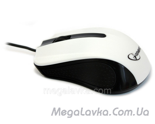 Оптична миша, USB інтерфейс, білий колір, Gembird MUS-101-W