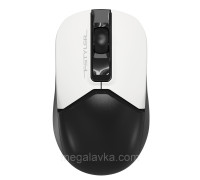 Миша бездротова безшумна Fstyler, USB, 1200dpi, (Black+White), A4Tech FG12S (Panda)