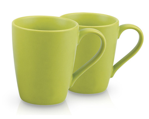 Набір чашок керамічних 250 мл 2 шт Fissman 9321 світло зелений