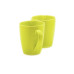 Набір чашок керамічних 250 мл 2 шт Fissman 9321 світло зелений