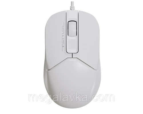 Миша провідна безшумна A4tech Fstyler, USB, 1200dpi, A4Tech FM12S (White)