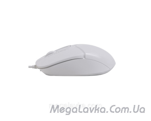 Миша провідна безшумна A4tech Fstyler, USB, 1200dpi, A4Tech FM12S (White)