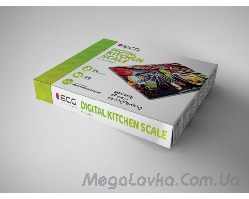 Весы кухонные ECG KV 117 SLIM chilli