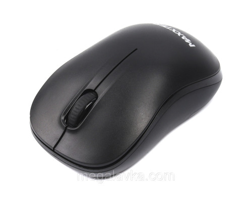 Миша бездротова, 3 кнопки, оптична, 1200 DPI, USB, чорна, Maxxter Mr-422