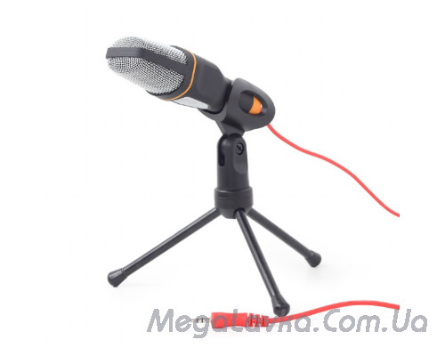 Микрофон настольный, 1x3,5 jack черный Gembird MIC-D-03