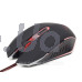 Оптична ігрова миша, USB інтерфейс, червоний колір, Gembird MUSG-001-R