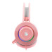Ігрові навушники з мікрофоном, Hi Fi, 7.1 віртуальний звук, підсвічування 7 кольорів, USB, A4Tech G521 Bloody (Pink)