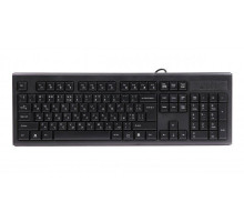 Клавиатура A4Tech KR-83 USB (Black), X-slim w/Ukr Comfort Key