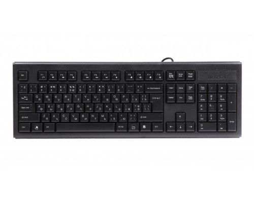 Клавиатура A4Tech KR-83 USB (Black), X-slim w/Ukr Comfort Key