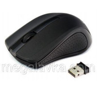 Беспроводная оптическая мышка, черный цвет, USB, Gembird MUSW-101