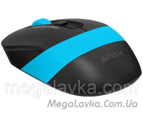 Миша бездротова A4tech Fstyler, USB, 2000dpi, (Black + Blue), A4Tech FG10 (Blue)