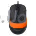 Мышь проводная A4tech Fstyler, USB, 1600dpi, A4Tech FM10 (Orange)