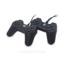 Подвійний ігровий геймпад, USB інтерфейс, чорний колір, Gembird JPD-UB2-01