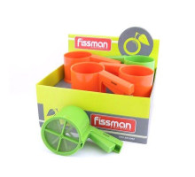 Кружка-сито кухонне пластикове для борошна Fissman 10х9 см PR-7283.SF