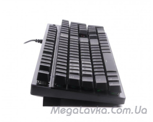 Клавиатура A4Tech B500N Bloody, игровая, Mecha-like (гибридные) свитчи, 5-зонная подсветка,алюминевая накладка
