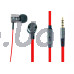 Вакуумные наушники с микрофоном, металлический корпус, 1x3,5 jack, черный цвет gmb audio MHS-EP-LHR