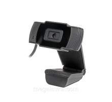 Веб камера USB 2.0, HD 1280x720, Fixed-Focus, черный цвет Maxxter WC-HD-FF-01