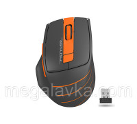 Мышь беспроводная A4tech Fstyler, USB, 2000dpi, (Black + Orange), A4Tech FG30 (Orange)