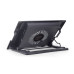 Подставка для ноутбука до 17", 1x150 mm fan, black Gembird NBS-1F17T-01